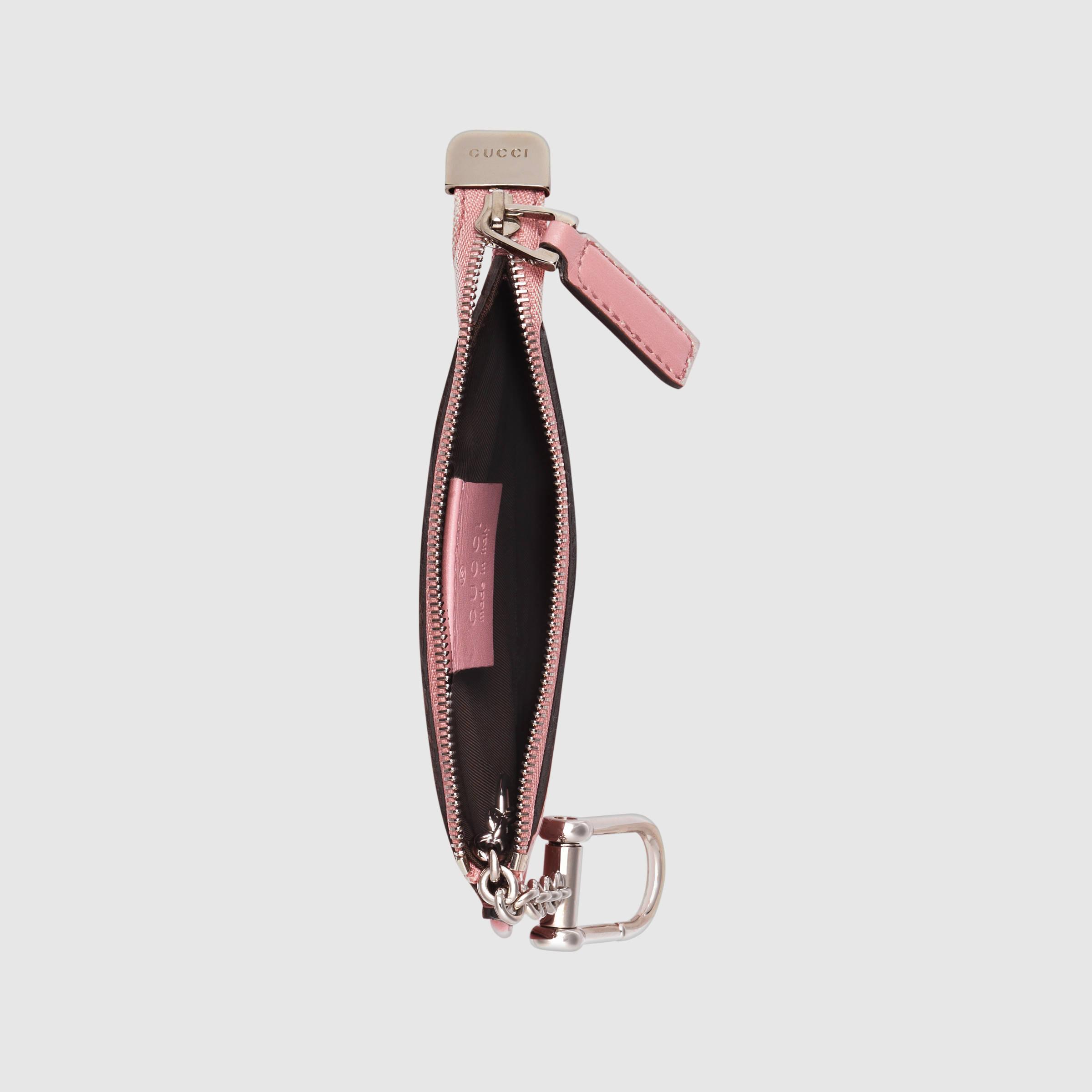 小物 GUCCI Key case shima Ribbon Heart Pink GUCCI Key case shima Ribbon Heart Pink - メルカリ